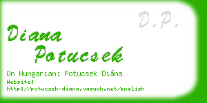 diana potucsek business card